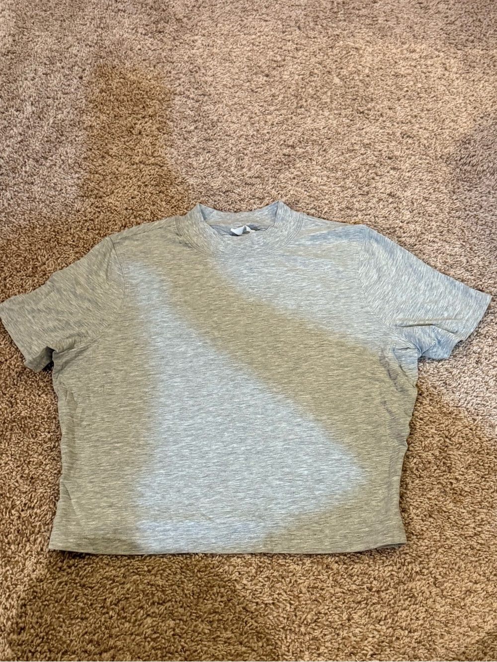 lululemon athletica Light Gray Crew Tee